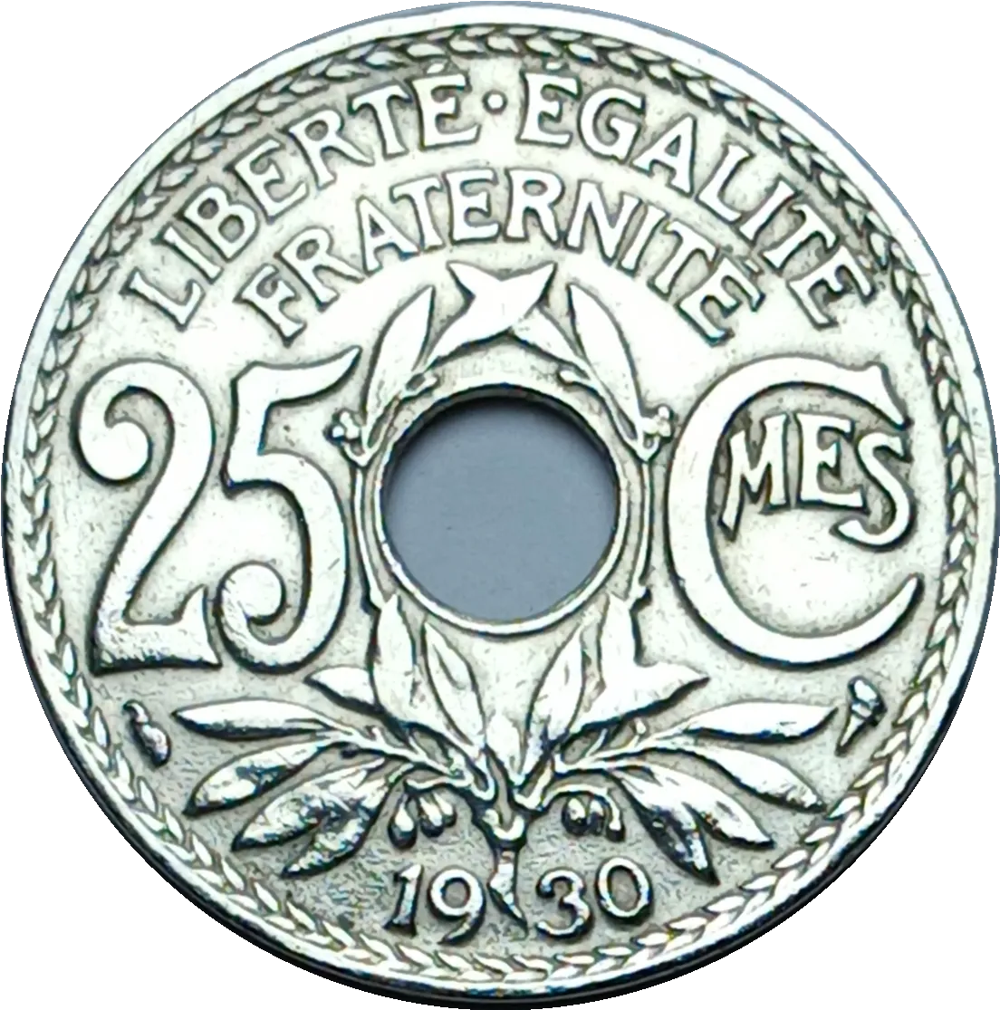 سکه فرانسه 25 سانتیم فرانسه